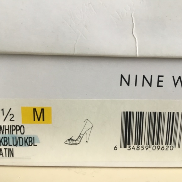 New with box Nine West Heels in Dark Teal Sz. 5.5 - Picture 4 of 4